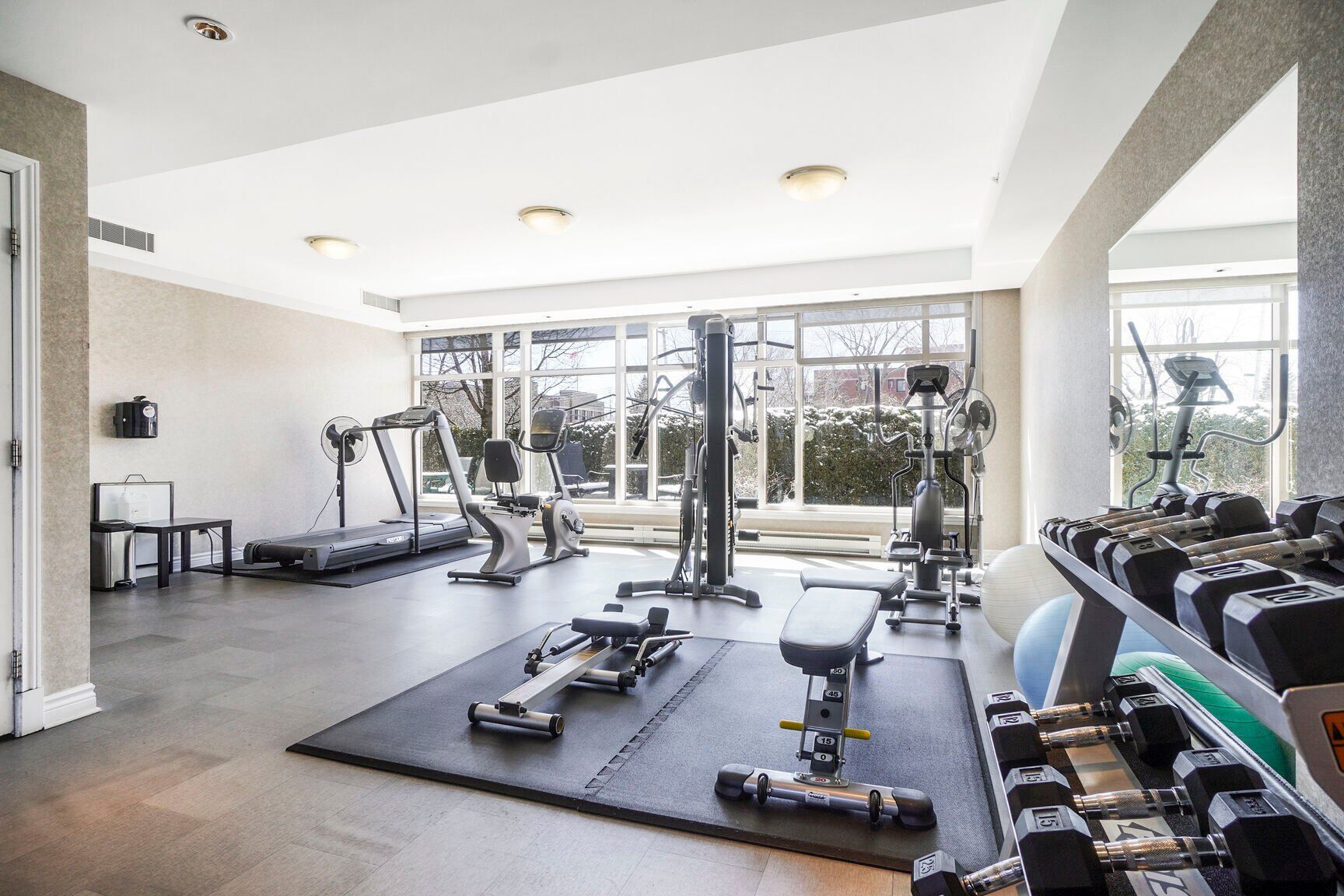 Salle d'exercice